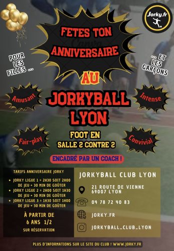 affiche anniversaire jorkyball chez jorky.fr